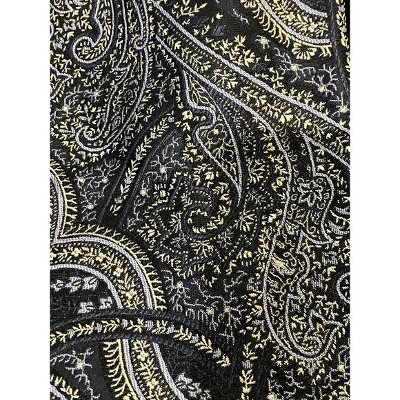 Van Heusen Blue Paisley Tie 100% Silk - Picture 4 of 4